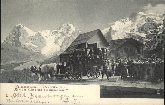 Wiedikon Volksschauspiel  Kuhkarren
