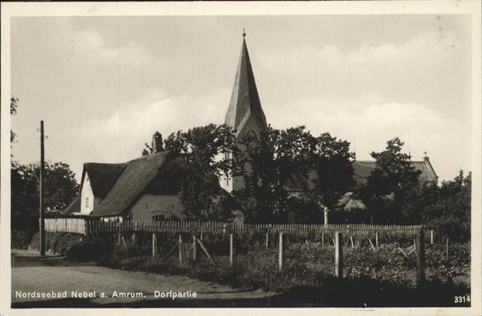 Nebel Amrum Nordseeheilbad