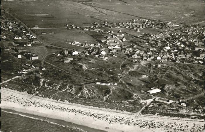 langegeoog Fliegeraufnahme Strand Ort