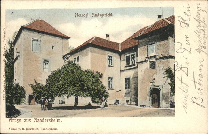 Bad Gandersheim Herzogl. Amtssgericht