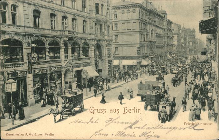 Berlin Friedrichstraße Pferdekutsche