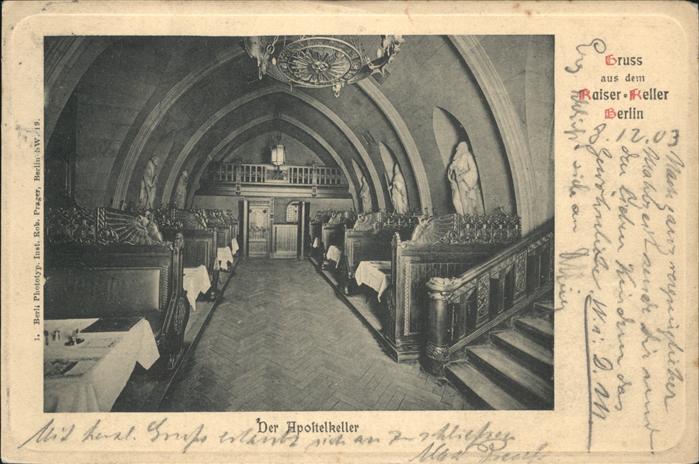 Berlin Kaiser Keller Apostelkeller