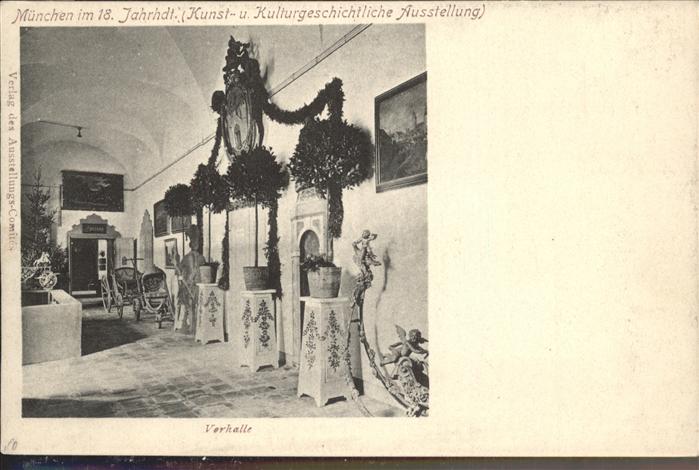 Muenchen Bayern Vorhalle Kunst- Kulturgeschichtliche Ausstellung