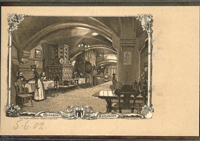 Muenchen Bayern Ratskeller