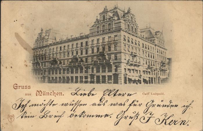 Muenchen Bayern Cafe Luitpold