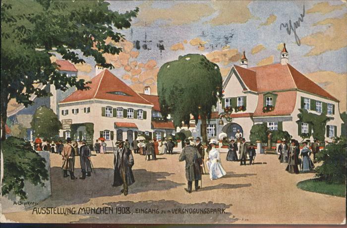 Vergnuegungspark Ausstellung 1908 Vergnügungspark Künstl