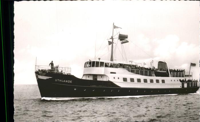 Schiffe Ships Navires Uthlande Wyk Föhr