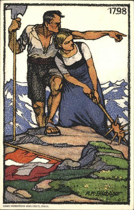 Bundesfeier Schweiz A. M. Bächliger