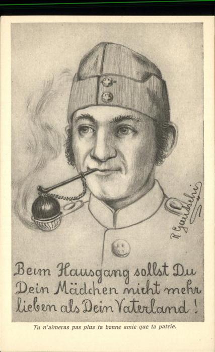 Tabak Soldat Pfeife Gautschi