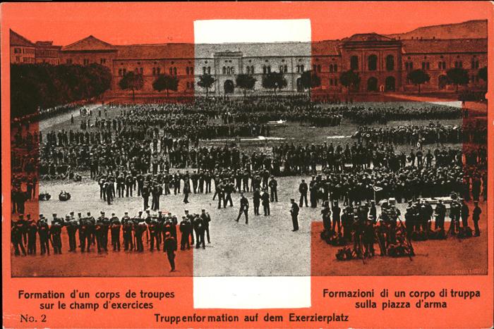 Truppenuebungsplaetze Formation Exerzierplatz Schweiz