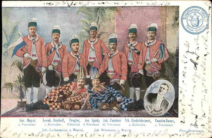 Schaefflertanz Tänzer Comite