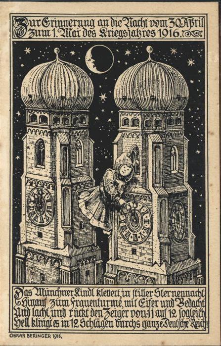 Uhren Münchner Kindl Sommerzeit