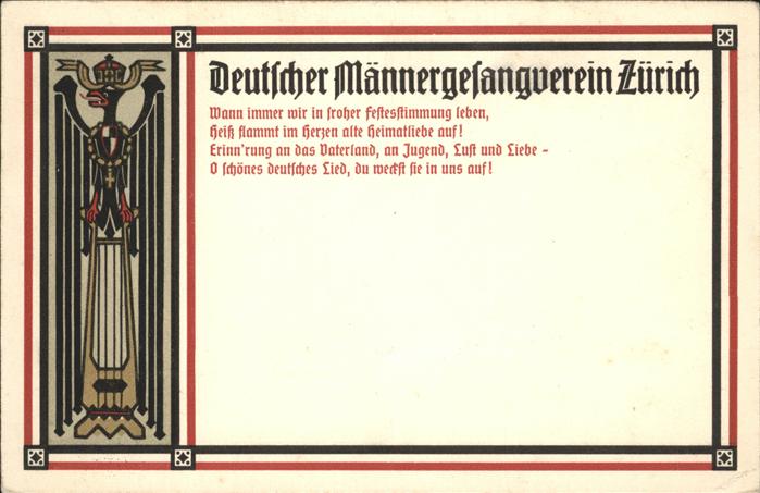 Musikanten Männergesangverein Zürich