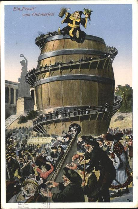 Oktoberfest Münchner Kindl Bierfass