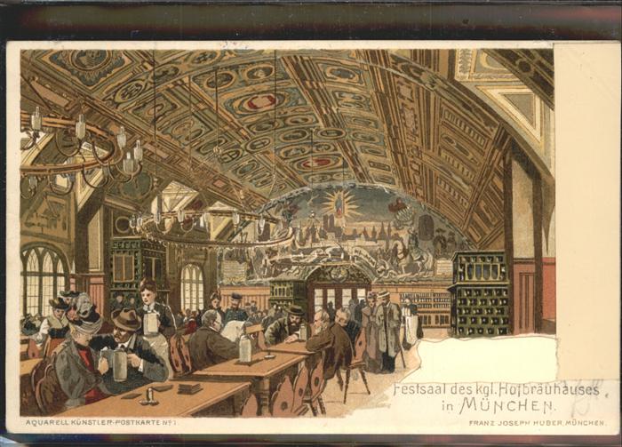 Hofbraeuhaus Muenchen Bier Festsaal