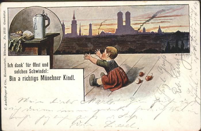 Muenchner Kindl Bierkrug