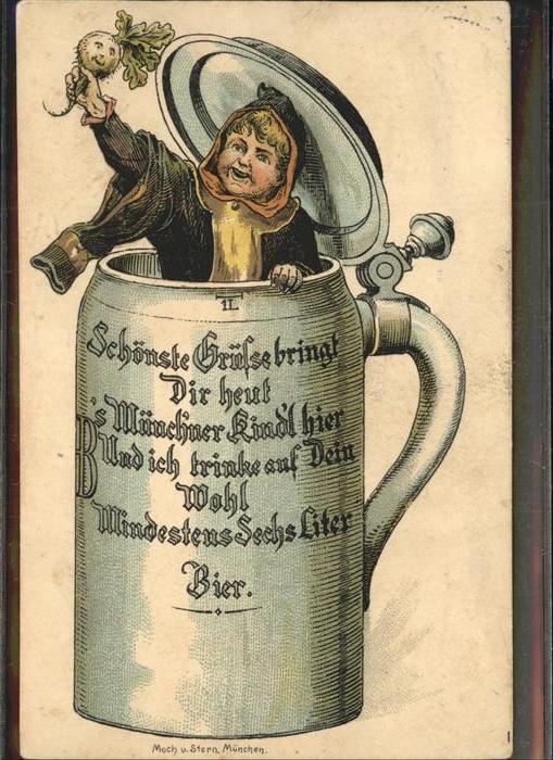 Muenchner Kindl Bierkrug