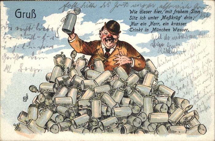 Gruss aus München Bierkrüge