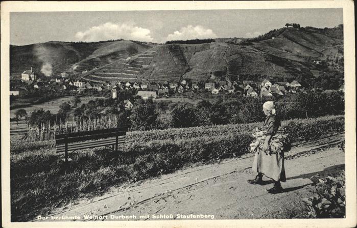 Durbach Schloss Staufenberg Frau