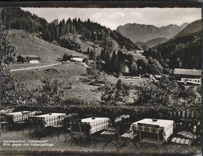 Kaisergebirge Alpengasthof Tatzelwurm