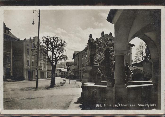 Prien Chiemsee Bayern Marktplatz