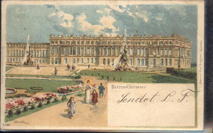 Herrenchiemsee Bayern Schloss Herrenchiemsee