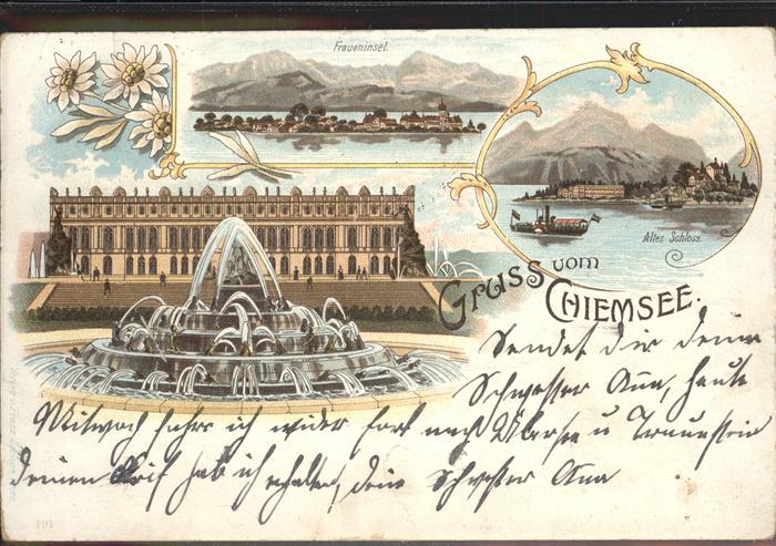 Fraueninsel Chiemsee Altes Schloss Fraueninsel