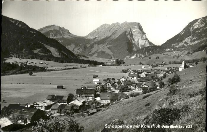 Schoppernau Gesamtansicht Kanisfluh