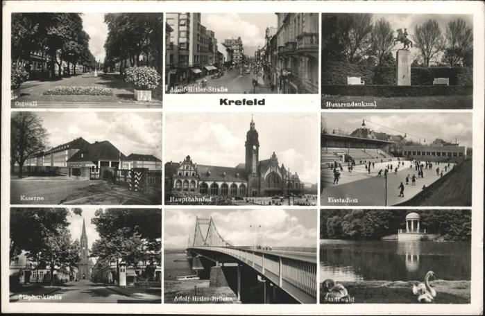 Krefeld Eisstadion Kaserne Hauptbahnhof