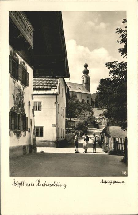 Ruhpolding Bayern Dorfstrasse