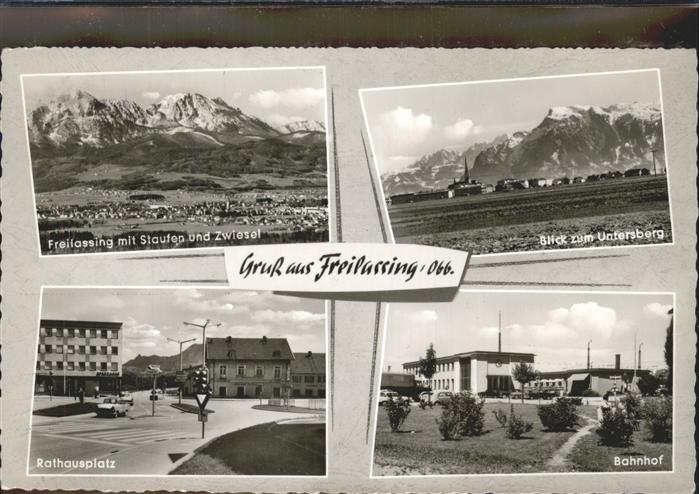 Freilassing Untersberg Rathausplatz Bahnhof