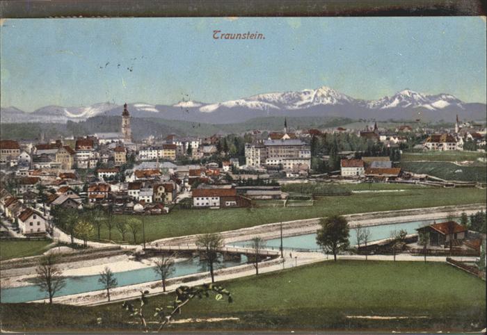 Traunstein Oberbayern Gesamtansicht