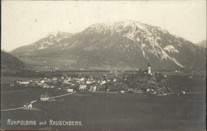 Ruhpolding Bayern Gesamtansicht Rauschberg