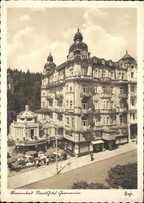Marienbad Tschechien Boehmen Hotel Germania