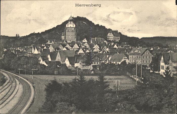Herrenberg Gaeu Eisenbahnstrecke