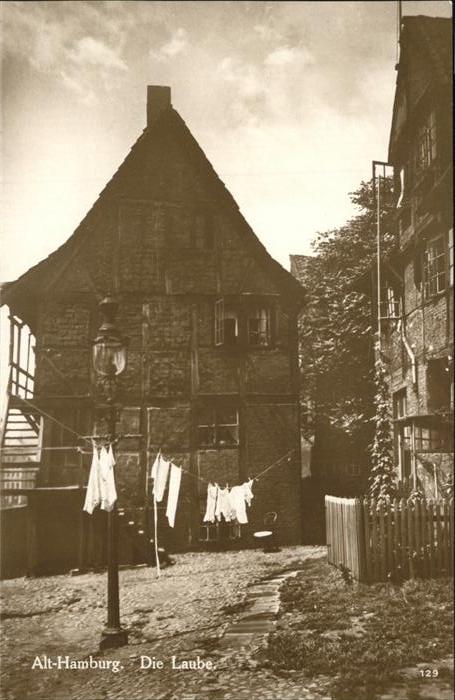 HAMBURG  CITY Alt Hamburg Laube
