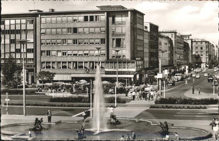 MANNHEIM BW Planken Springbrunnen