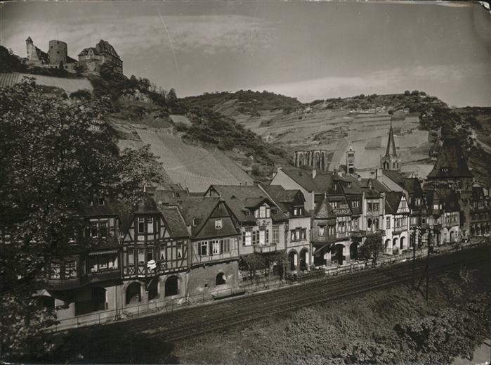 Bacharach Rhein Eisenbahn Strecke