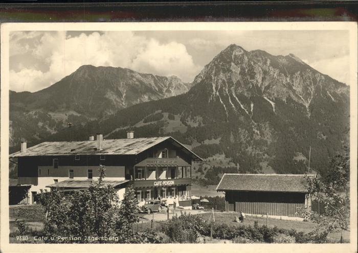 OBERSTDORF Bayern Berggasthof Cafe Jaegersberg