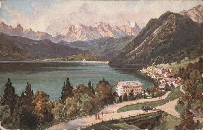 Urfeld Oberbayern Hotel Post Jäger am See