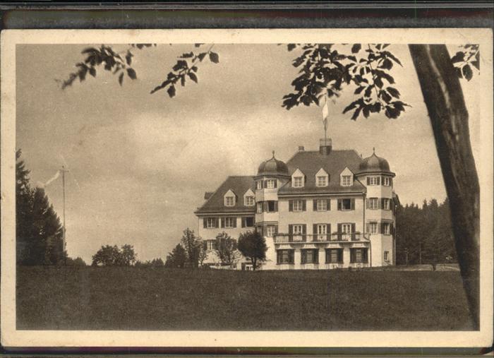Tutzing Erholungsheim Bayr. Verkehrsbeamten Ver
