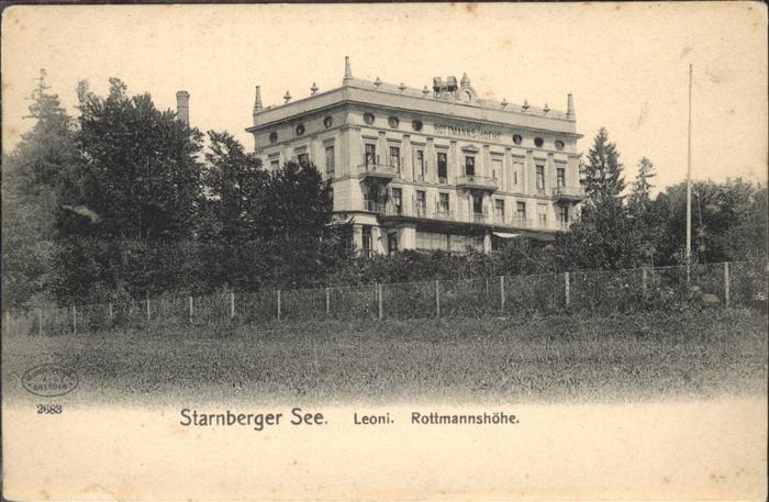 Starnberg Starnbergersee Bayern Leoni Rottmannshoehe