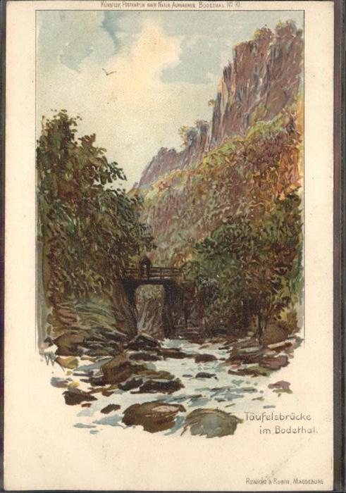 Bodetal Harz Täufelsbrücke
