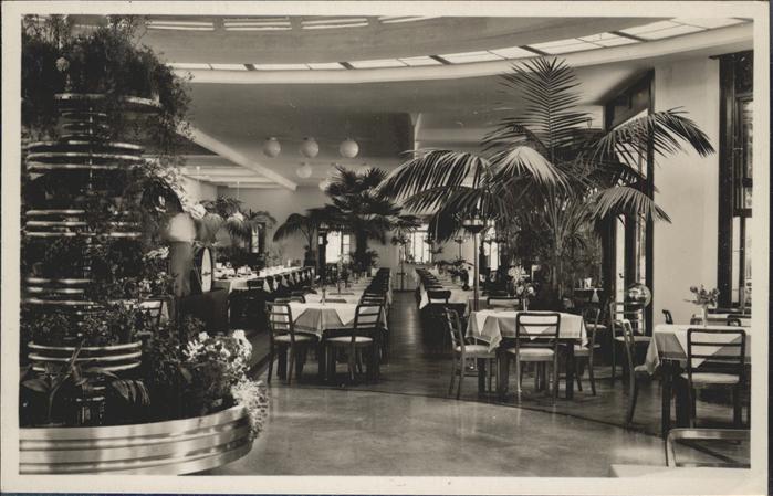 Meersburg Bodensee Strandhotel z. wilden Mann Palmensaal