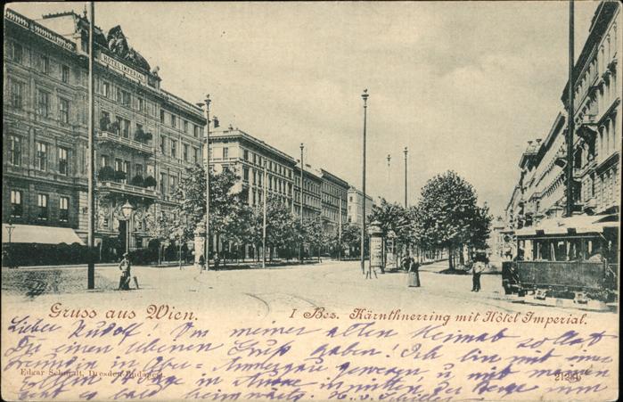 Wien Kärntnerring Hotel Imperial