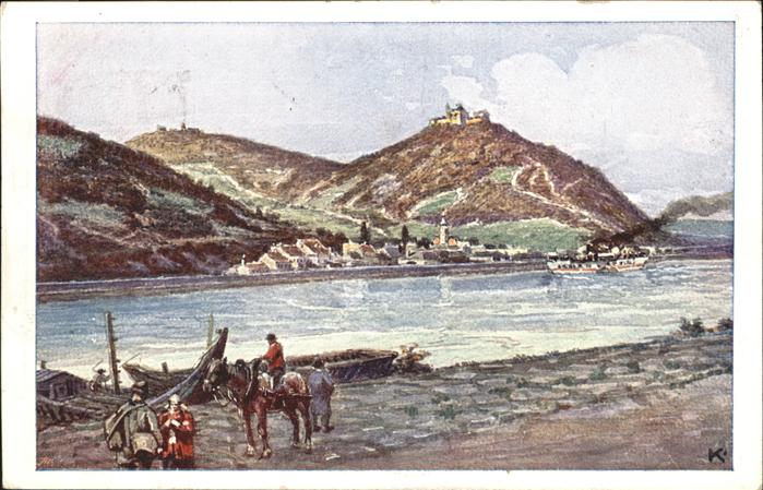 Wien Kahlenberg Leopoldsberg Künstlerkarte