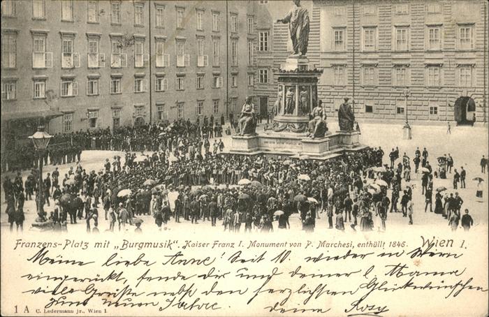Wien Franzens-Platz Kaiser Franz I. Monument