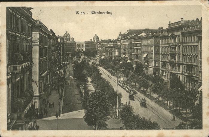 Wien Kärntnerring Straßenbahn