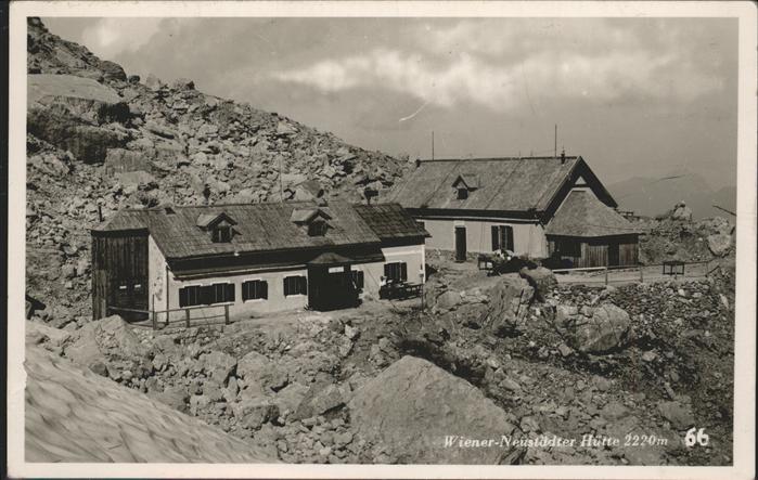 Wiener Neustaedter Huette Schneekar