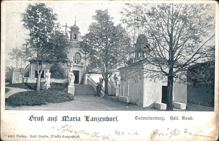 Maria-Lanzendorf Calvarienberg heil. Grab